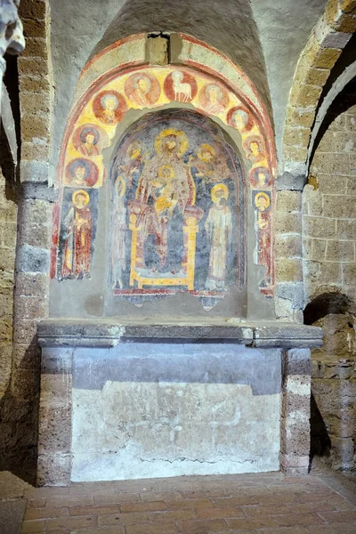Intérieur Église San Pietro Xie Siècle Dans Style Roman Mai — Photo