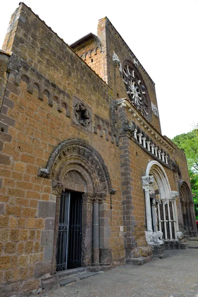 Church Santa Maria Maggiore Tuscania Lazio Italy — Zdjęcie stockowe