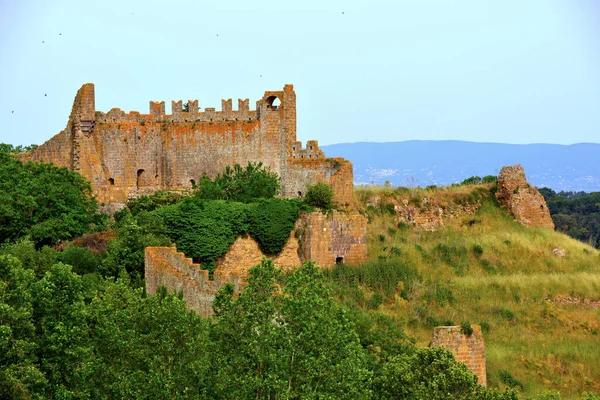 Ruins Castle Rivellino Tuscania Italy — Stock Photo, Image