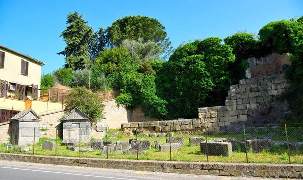 Archeologické Zříceniny Bolseny Lazio Itálie — Stock fotografie