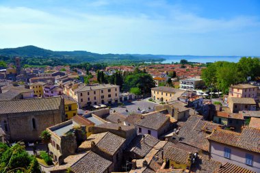 Bolsena Lazio İtalya 'nın panoraması