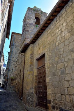 Ortaçağ 'ın eski kasabası Bolsena Viterbo İtalya