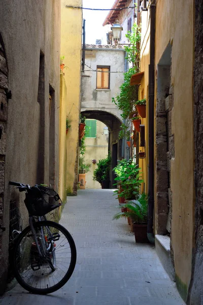 Historic Center Pitigliano Italy — Stockfoto