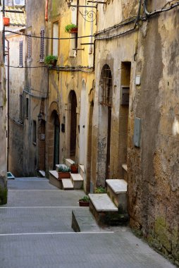 Pitigliano İtalya 'nın tarihi merkezi