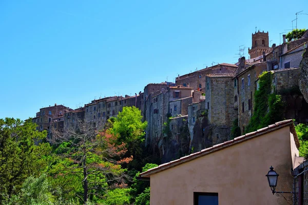 Panorama Village Pitigliano Grosseto Tuscany Italy — Stock Photo, Image