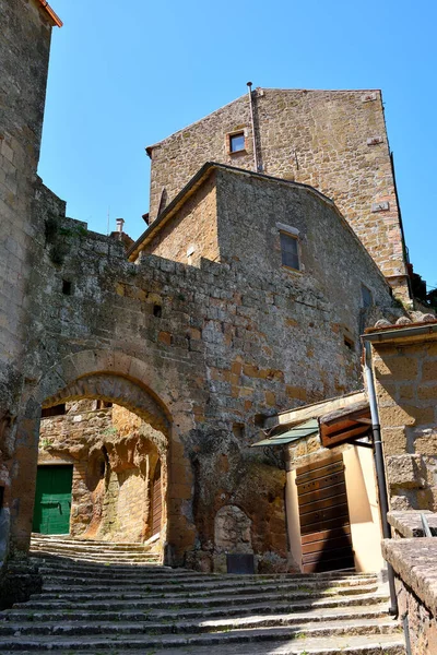 Historic Center Pitigliano Italy — стоковое фото