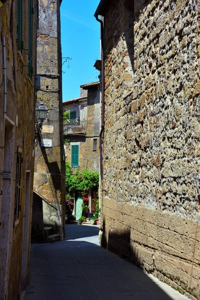 Historic Center Pitigliano Italy — Stockfoto