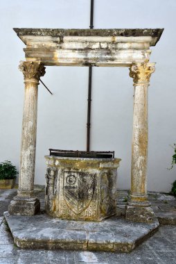 Palazzo Orsini Kuyusu Pitigliano, Toskana İtalya 'da muazzam bir kuyu.