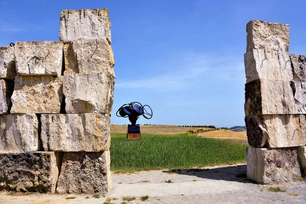 theater of silence, an open-air concert venue built by exploiting the natural conformation of a hill Lajatico Italy