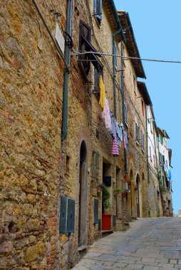 the historic center of Volterra tuscany Italy