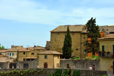 the medieval historic center of the Tuscan village 5 June 2022 Volterra  Italy
