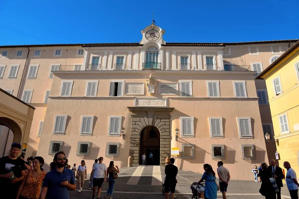 Palacio Papal Castelgandolfo Palacio Apostólico Castelgandolfo Museo Perteneciente Santa Sede — Foto de Stock