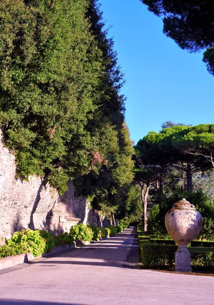 Jardins Pontifícios Castel Gandolfo Lazio Itália — Fotografia de Stock