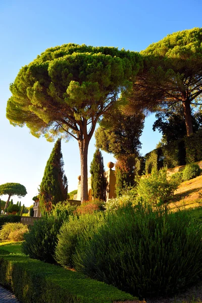 Jardins Pontifícios Castel Gandolfo Lazio Itália — Fotografia de Stock