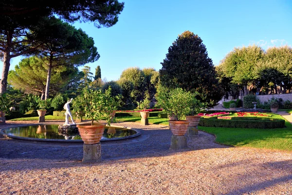 Jardins Pontifícios Castel Gandolfo Lazio Itália — Fotografia de Stock