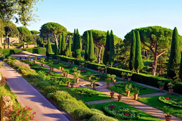 Giardini Pontifici Castello Gandolfo Lazio Italia — Foto Stock