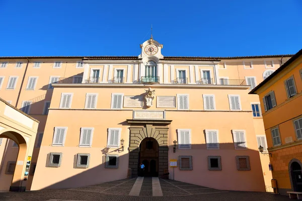 Der Päpstliche Palast Von Castel Gandolfo Oder Apostolischer Palast Von — Stockfoto