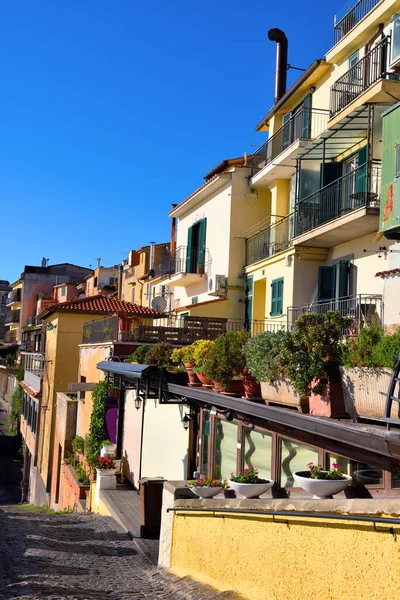 이탈리아 카스텔간 라치오의 역사적 중심지를 한눈에 수있다 — 스톡 사진