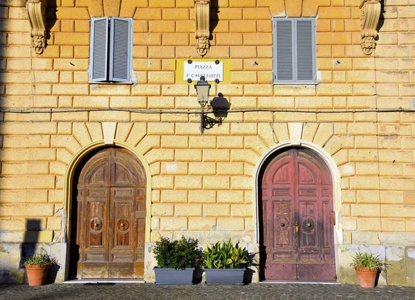 Edificio Histórico Castel Gandolfo Lazio Italia — Foto de Stock