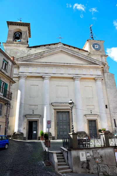 サンタ マリア アスンタ ロッカ ローマイタリア教会 — ストック写真