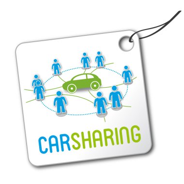 carsharing etiketi