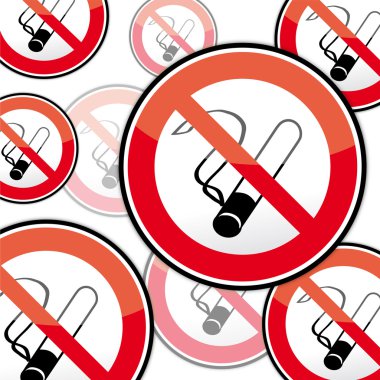 No smoking, stop smoking clipart