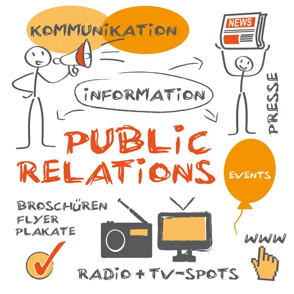 Relations publiques — Image vectorielle