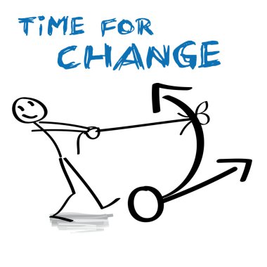 Time for Change clipart