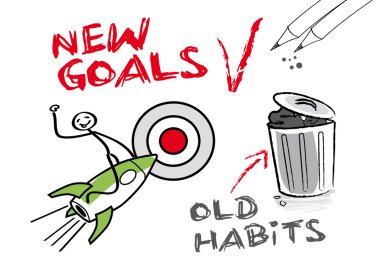 Yeni hedefler, eski alışkanlıkları