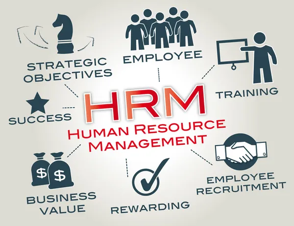 Gestion des ressources humaines, GRH — Image vectorielle