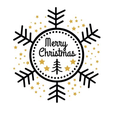 Almanca Mutlu Noeller Kaligrafi. Beyaz Arkaplanda Siyah Tebrik Kartı 