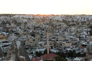 Göreme günbatımında. Kapadokya