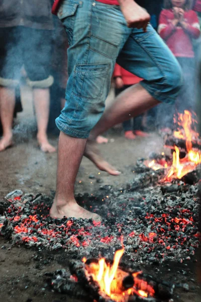 Decision to step — Stock Photo, Image