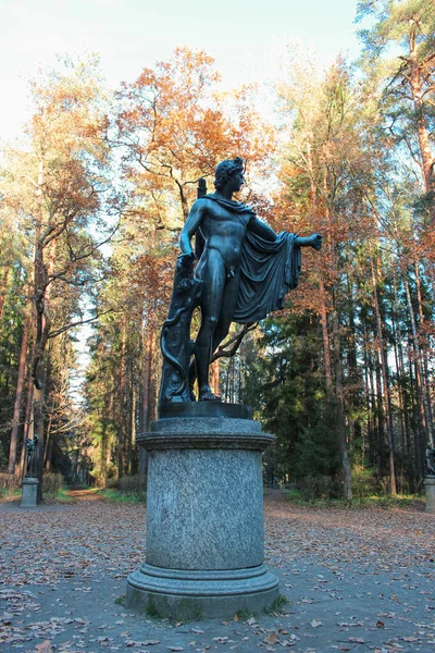 Statue Apollo dans le parc Pavlovsk — Photo