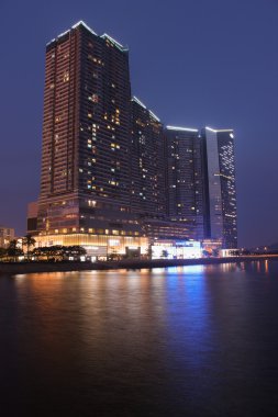 gece bir merkez binasında Macau