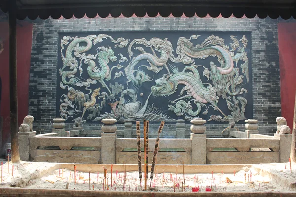 Vista con Lin Fung Templo (Templo del Loto) en Macao —  Fotos de Stock