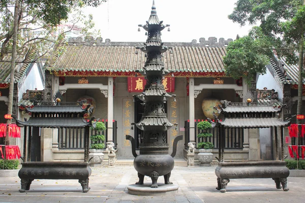 Zobrazit s lin fung chrám (chrám Lotus) v macau — Stock fotografie