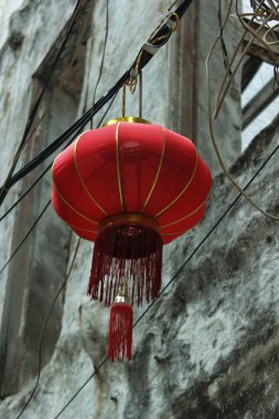 kırmızı Çin feneri.
