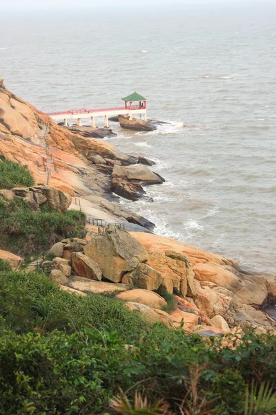 Makao'deniz kıyısında Çin pergola