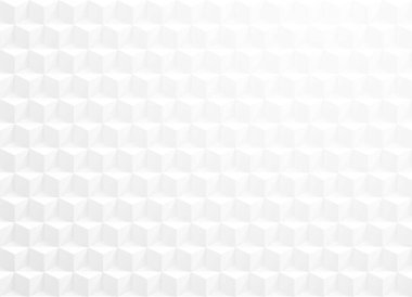 Soyut desen, beyaz arkaplan 3d geometri şekilleri, vektör illüstrasyon 10EPS