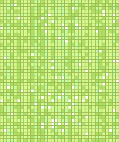 Pixel sfondo rettangolo, strutturato verde mosaico quadrato, illustrazione vettoriale 10eps. — Vettoriale Stock