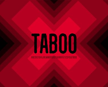 Grunge yazı tipi, kaba doku alfabesi, vektör illüstrasyonu 10EPS