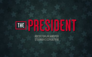 Yoğunlaştırılmış yazı tipi, yuvarlak alfabe, gölge, harf ve sayılar