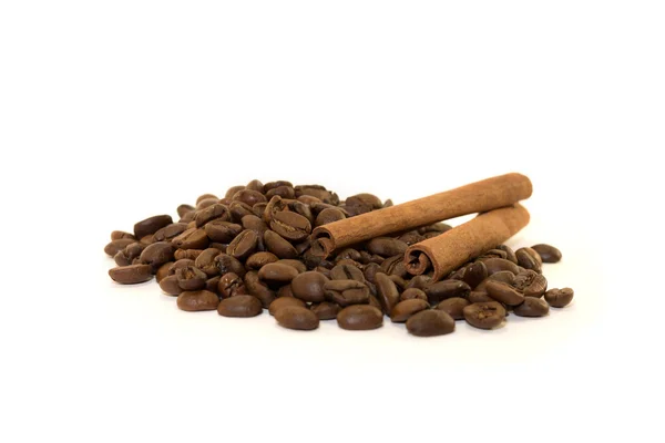 Kahve ve tarçın çubukları.