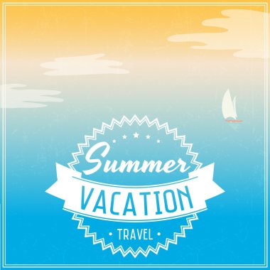 vektör vintage seyahat poster