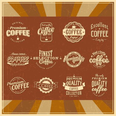 Kahve Dükkanı skeçler kümesi