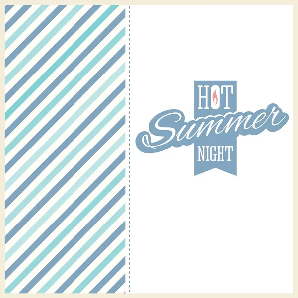 Retro elements for Summer calligraphic designs — Stock Vector