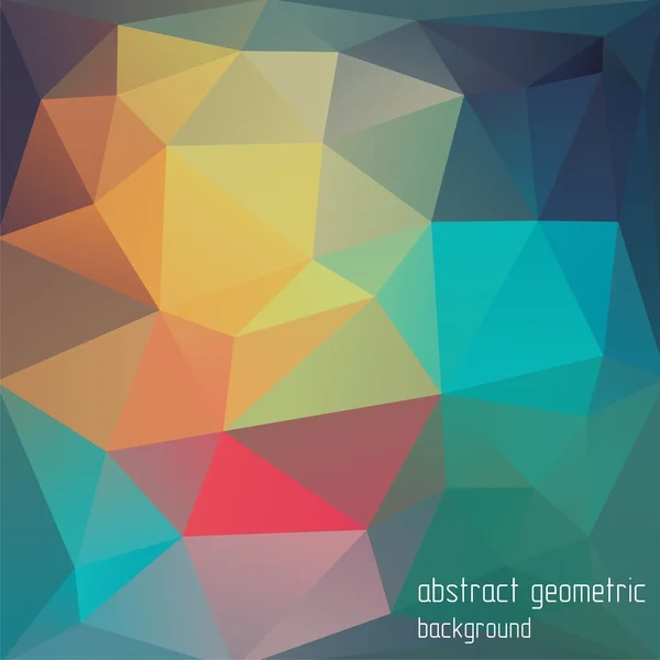 Geometric hipster fond rétro — Image vectorielle