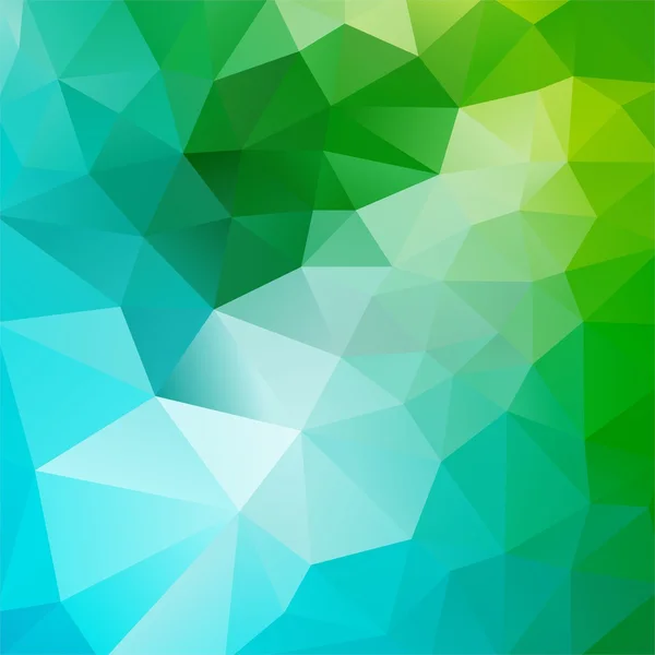 Green geometric background — Stock Vector