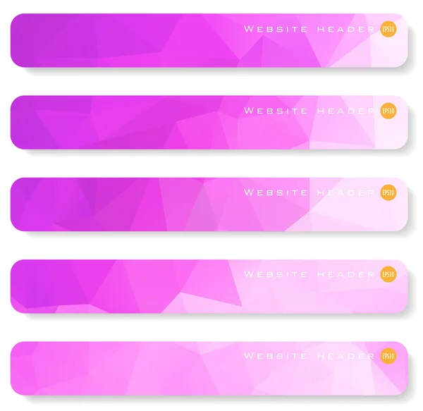 Abstract vector banner — Stock Vector